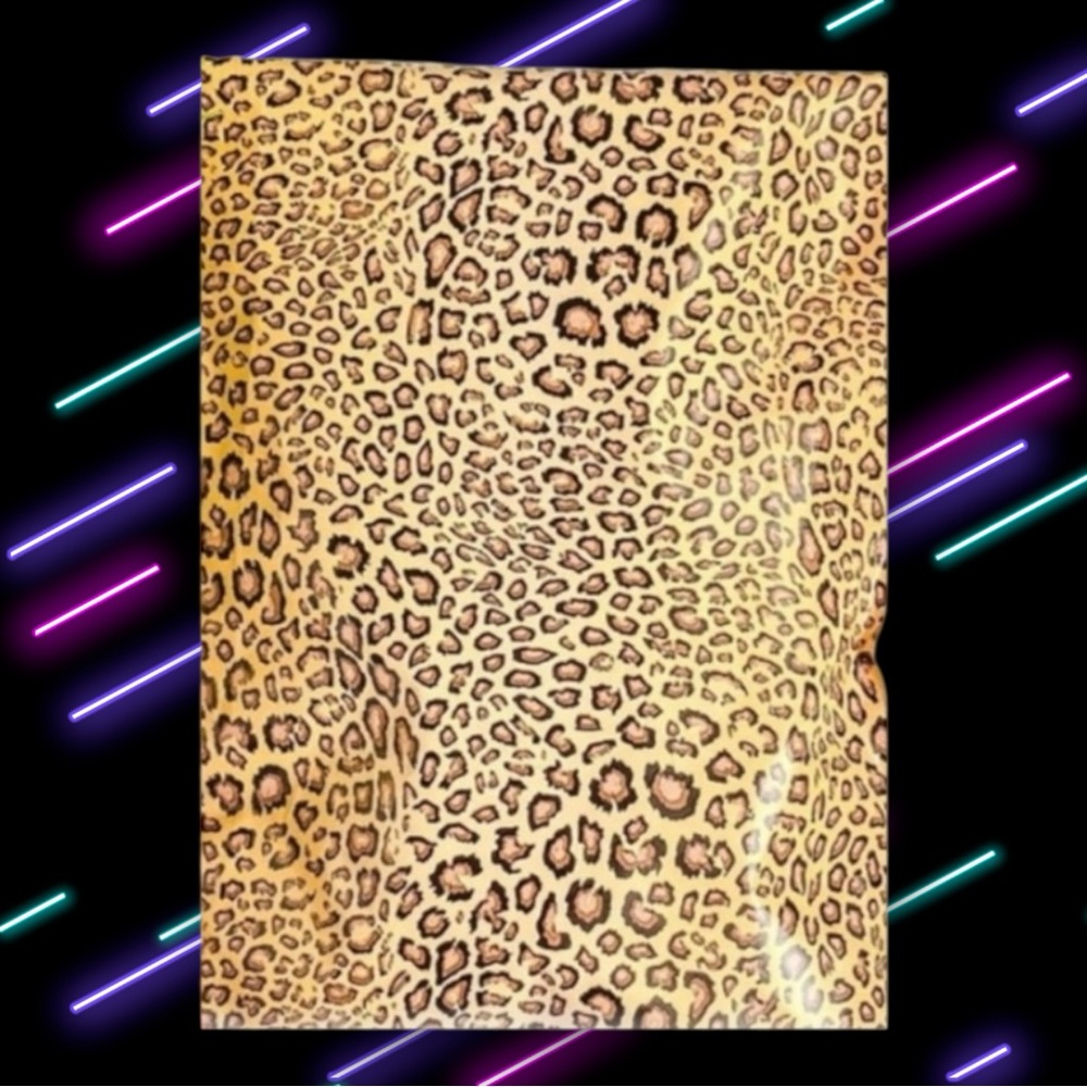 ( Quantity 25 14x17 ) Leopard Cat Print Poly Mailers Bags Shipping Envelopes